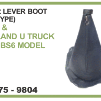 9804 GEAR LEVER BOOT ZIP TYPE TATA, LEYLAND, U TRUCK (BS4, BS6)