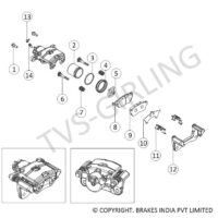 29032493 FRONT CALIPER ASSEMBLY -RH A STAR